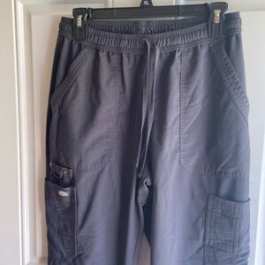 Dickies scrub bottoms size medium gray side pockets drawstring